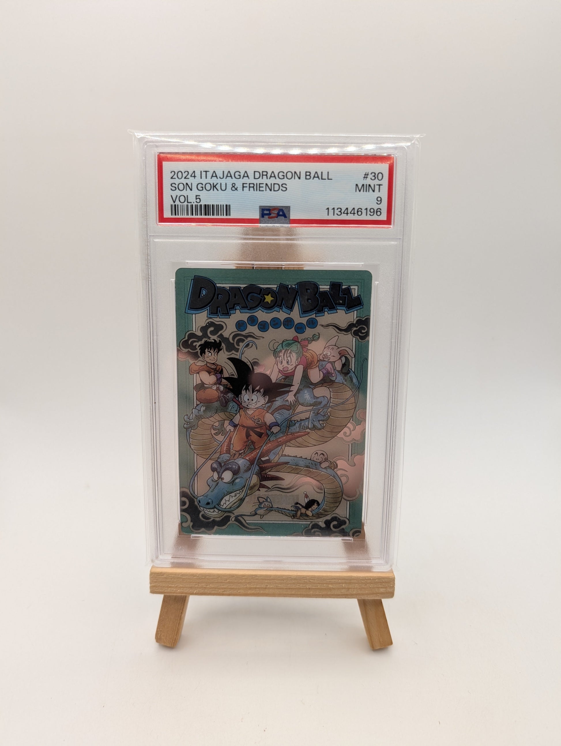 2024 ITAJAGA DRAGON BALL VOL.5 #30 SON GOKU & FRIENDS PSA 9 FRENLY BRICKS - Open 7 Days