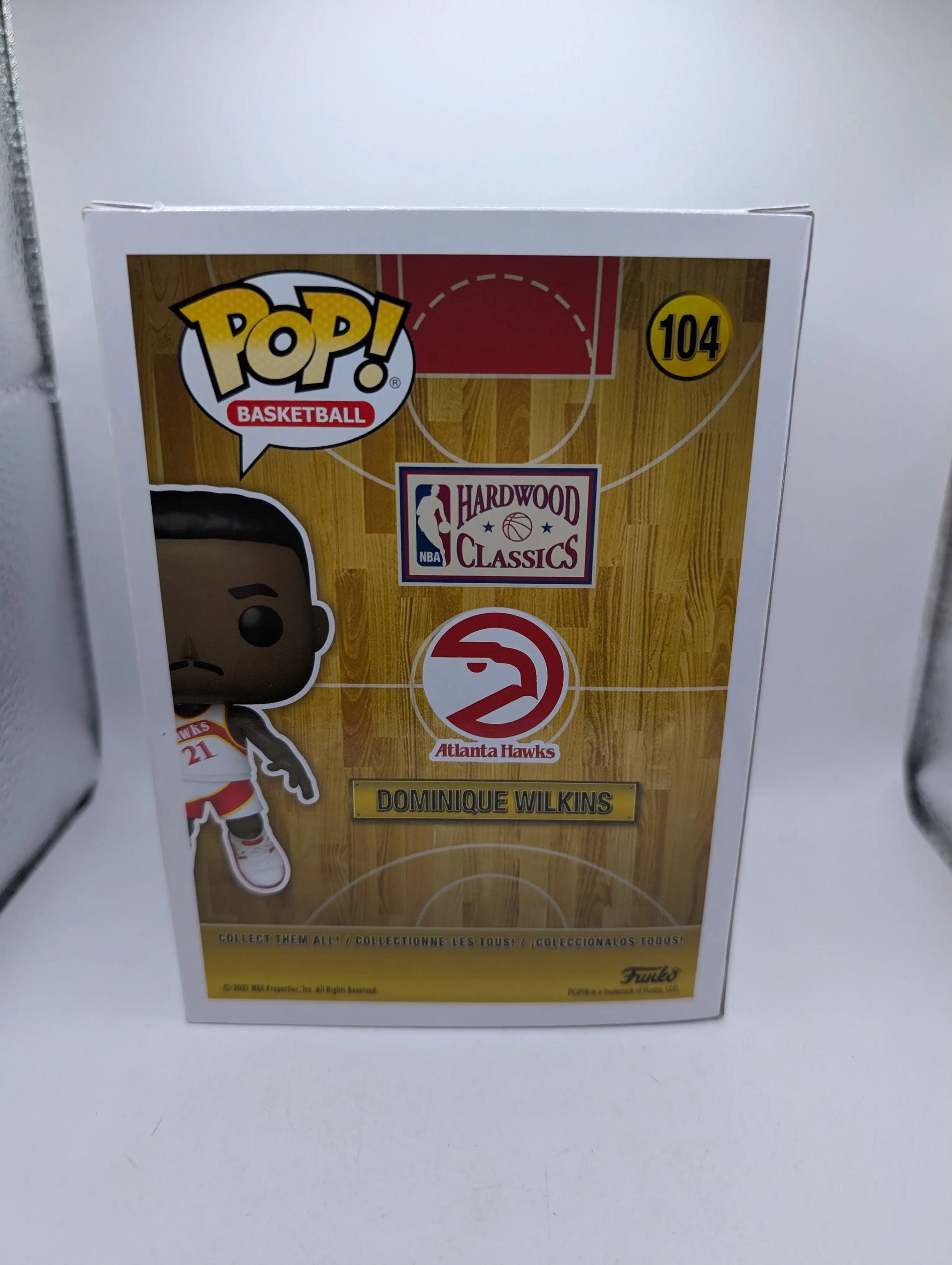 Funko POP! Vinyl Figure - 104 Basketball - Atlanta Hawks - Dominique Wilkins, photo 3 image 3
