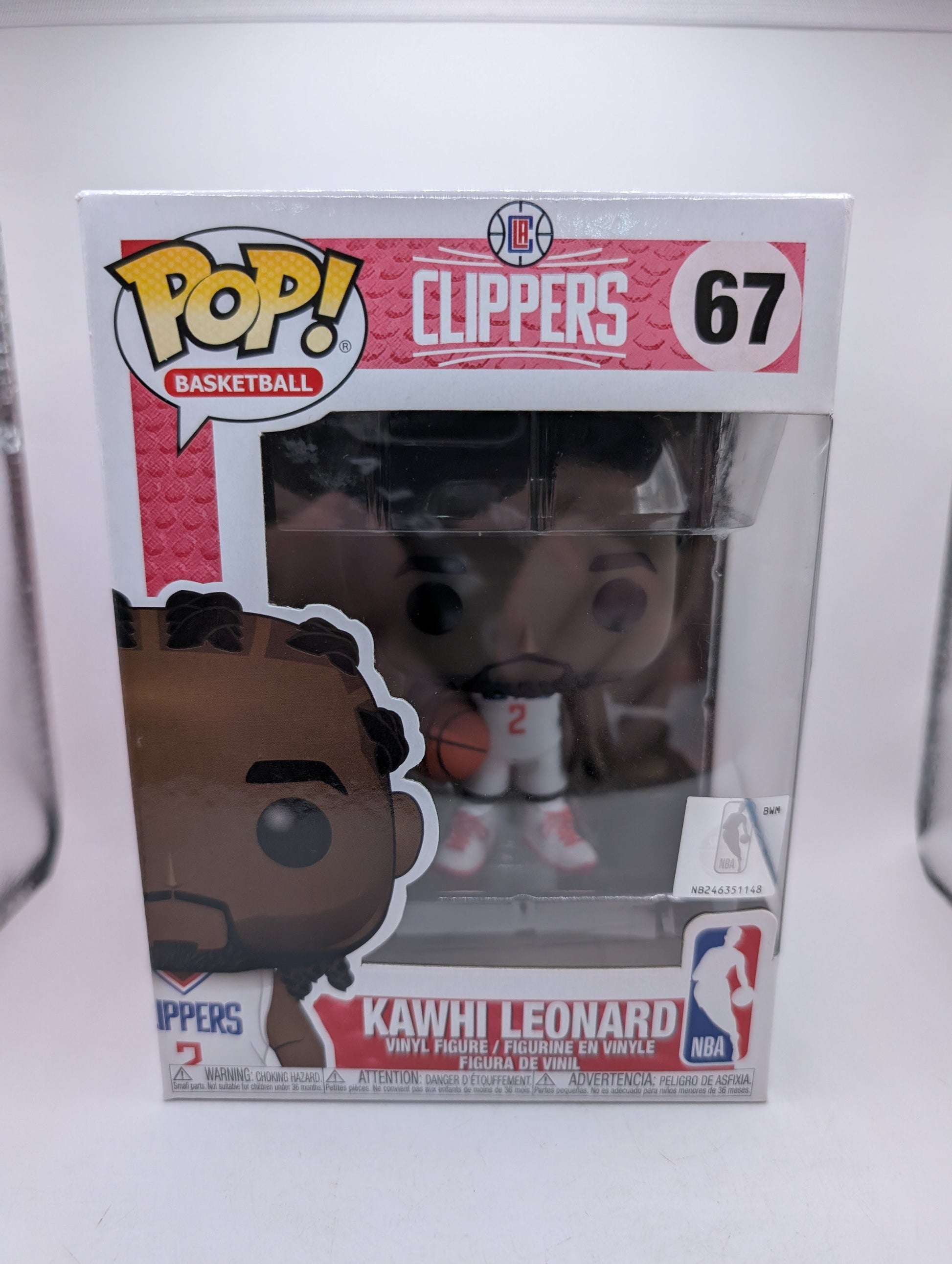 Funko POP! NBA #67 Kawhi Leonard - LA Clippers - White Jersey (Vaulted) FRENLY BRICKS - Open 7 Days