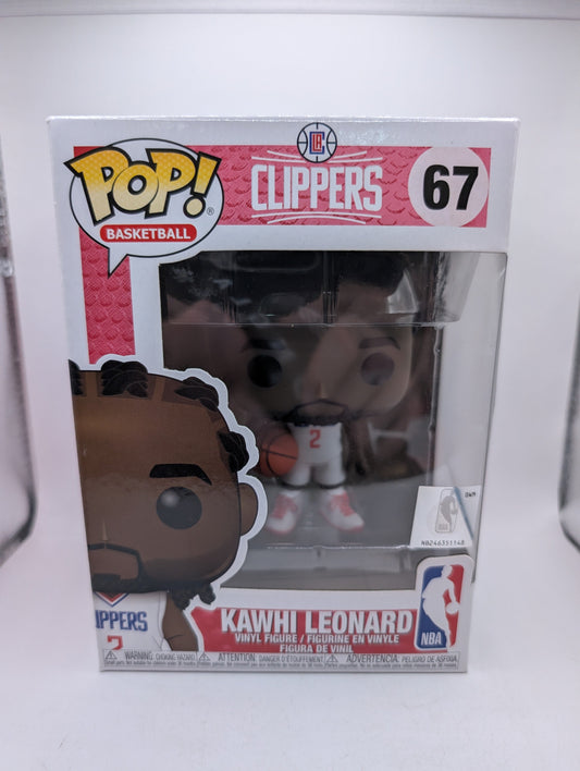 Funko POP! NBA #67 Kawhi Leonard - LA Clippers - White Jersey (Vaulted) FRENLY BRICKS - Open 7 Days