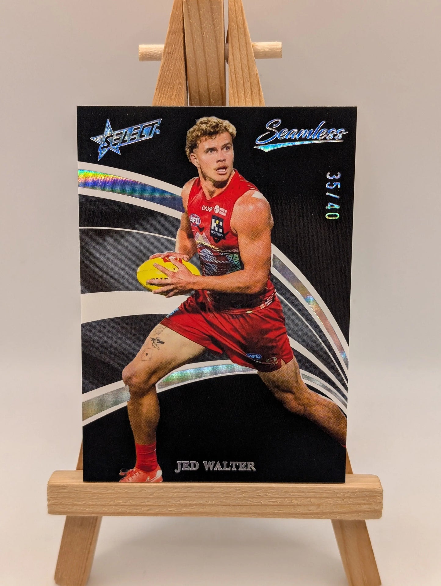 2025 Select Seamless Black Jed Walter /40 Gold Coast Suns FRENLY BRICKS - Open 7 Days