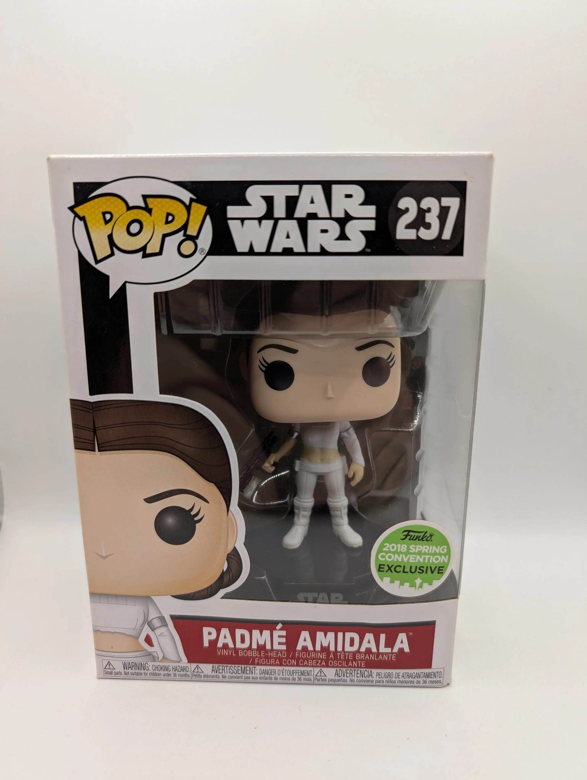 Funko Star Wars Pop Vinyl 237 Padme Amidala 2018 Convention Exclusive FRENLY BRICKS - Open 7 Days image 1