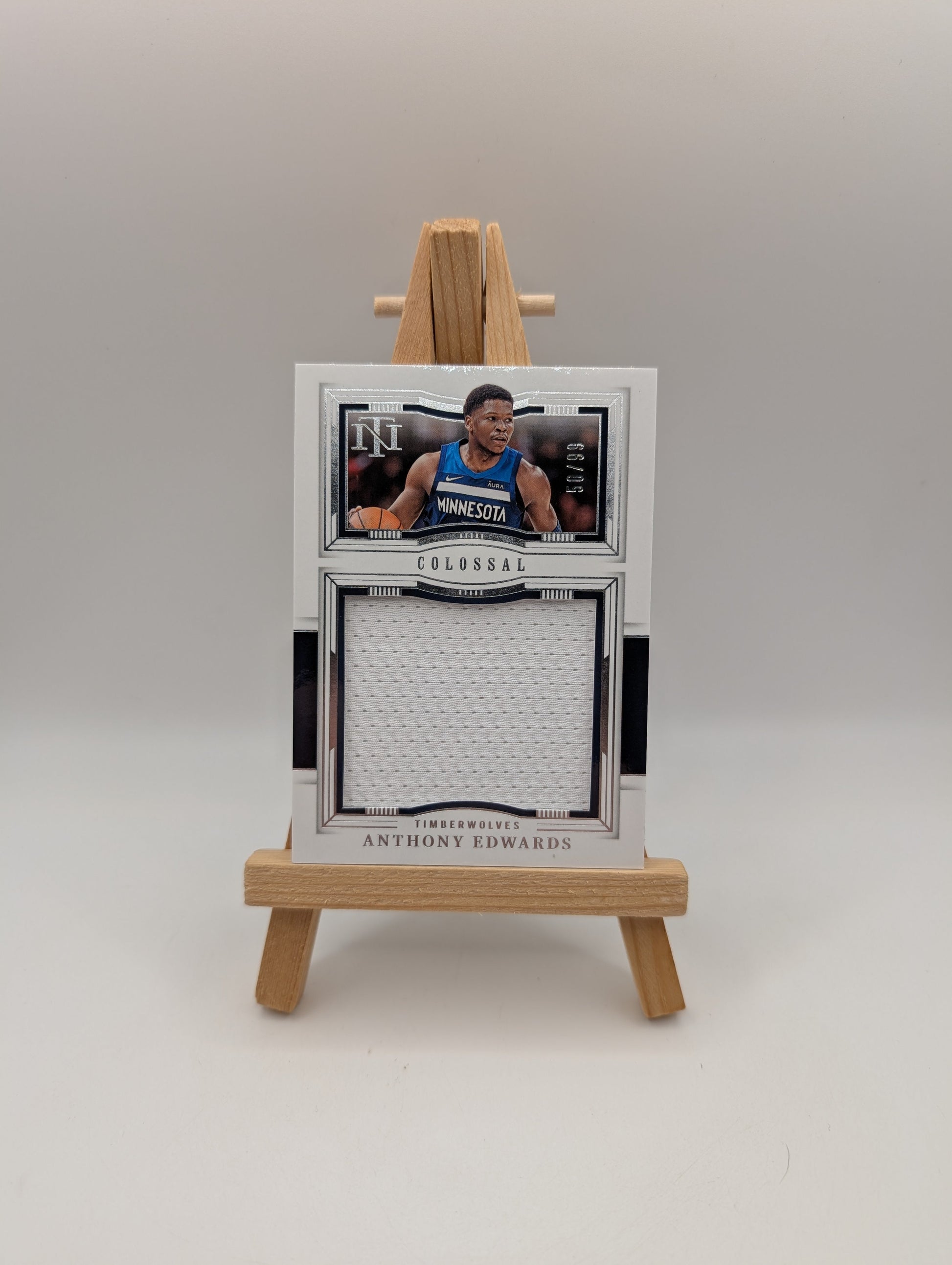 2023-24 Panini National Treasures Colossal Anthony Edward’s Game Worn Patch /99 FRENLY BRICKS - Open 7 Days