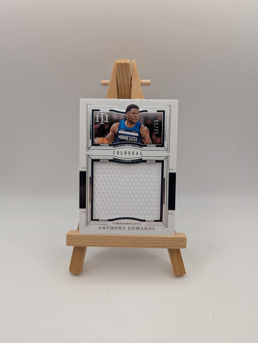 2023-24 Panini National Treasures Colossal Anthony Edward’s Game Worn Patch /99 FRENLY BRICKS - Open 7 Days