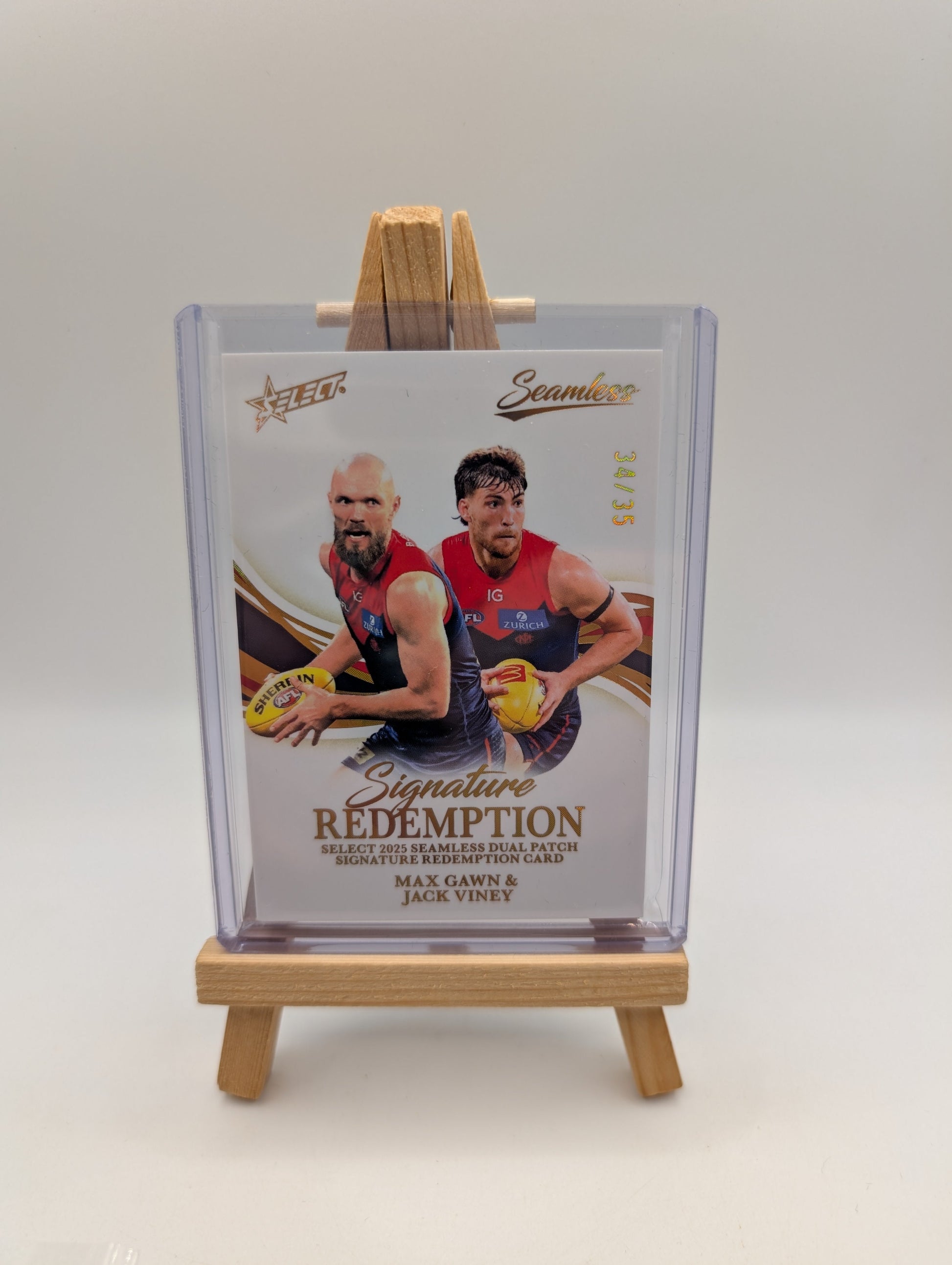 Max Gawn & Jack Viney - Melbourne Demons - Signature Redemption - /35 Seamless FRENLY BRICKS - Open 7 Days