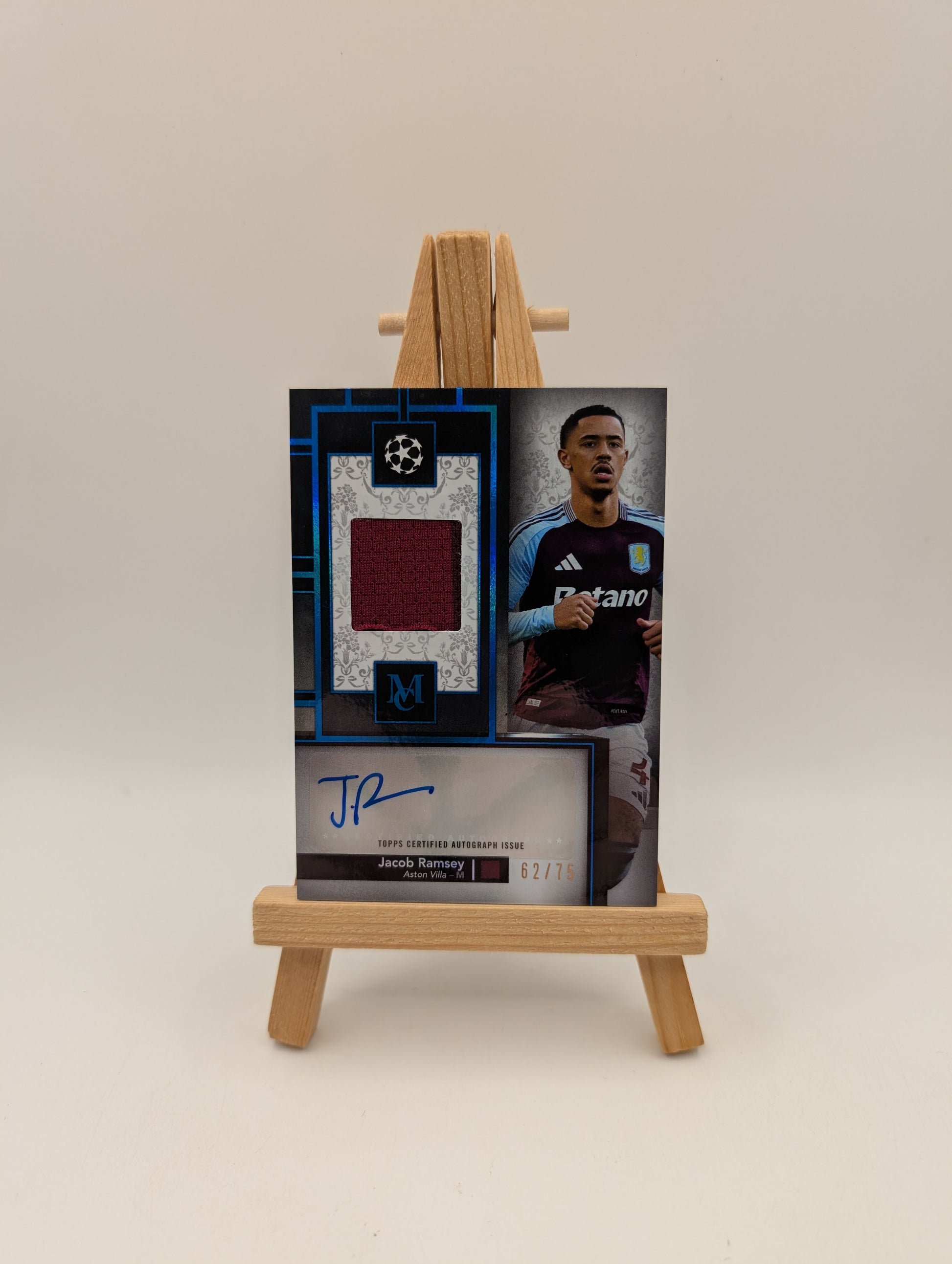 Jacob Ramsey 2024-25 Topps Museum Collcetion UCC Auto Relic #MAR-JR /75