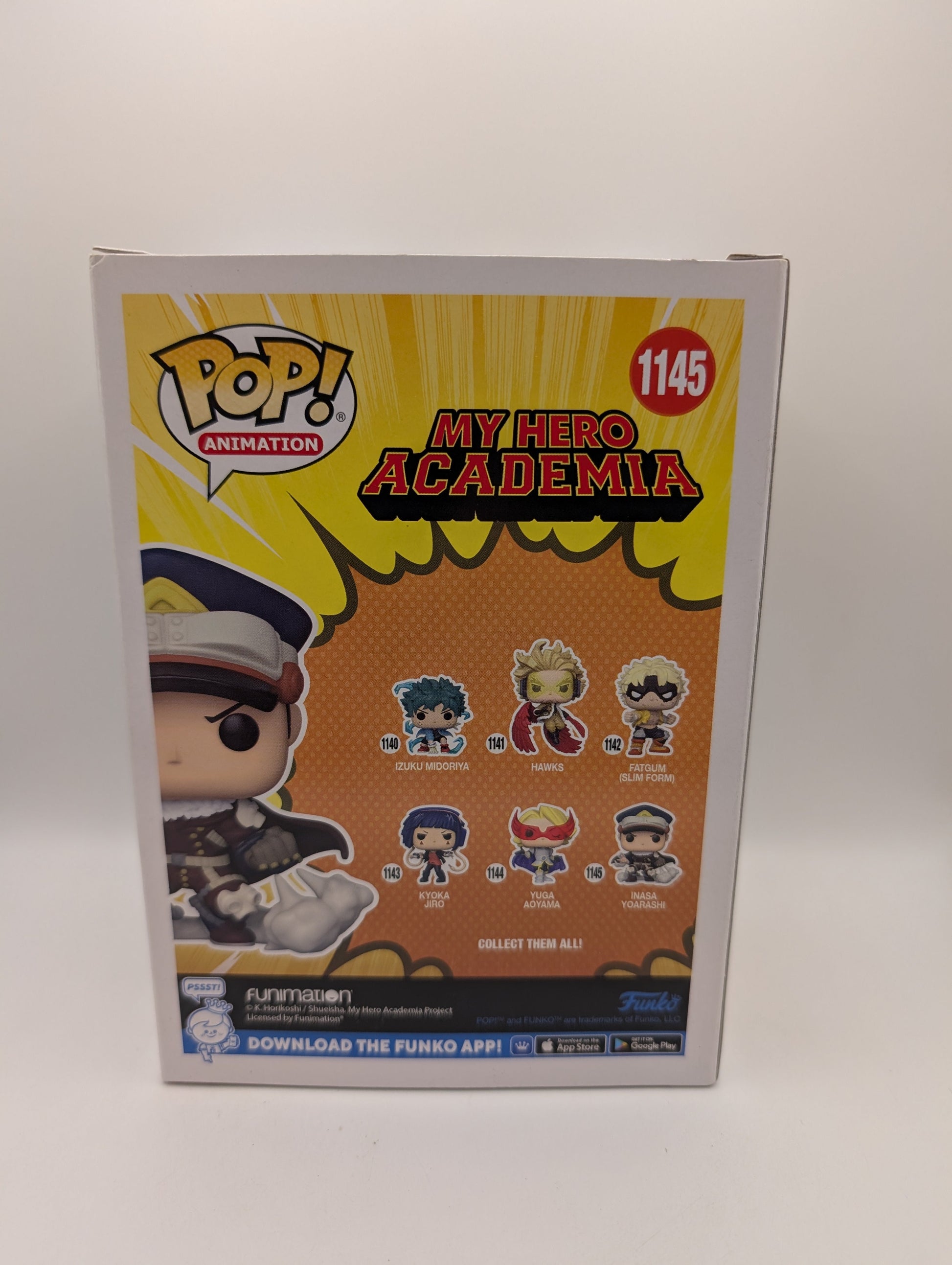 My Hero Academia - Inasa Yoarashi Pop! Vinyl Figure #1145 FRENLY BRICKS - Open 7 Days