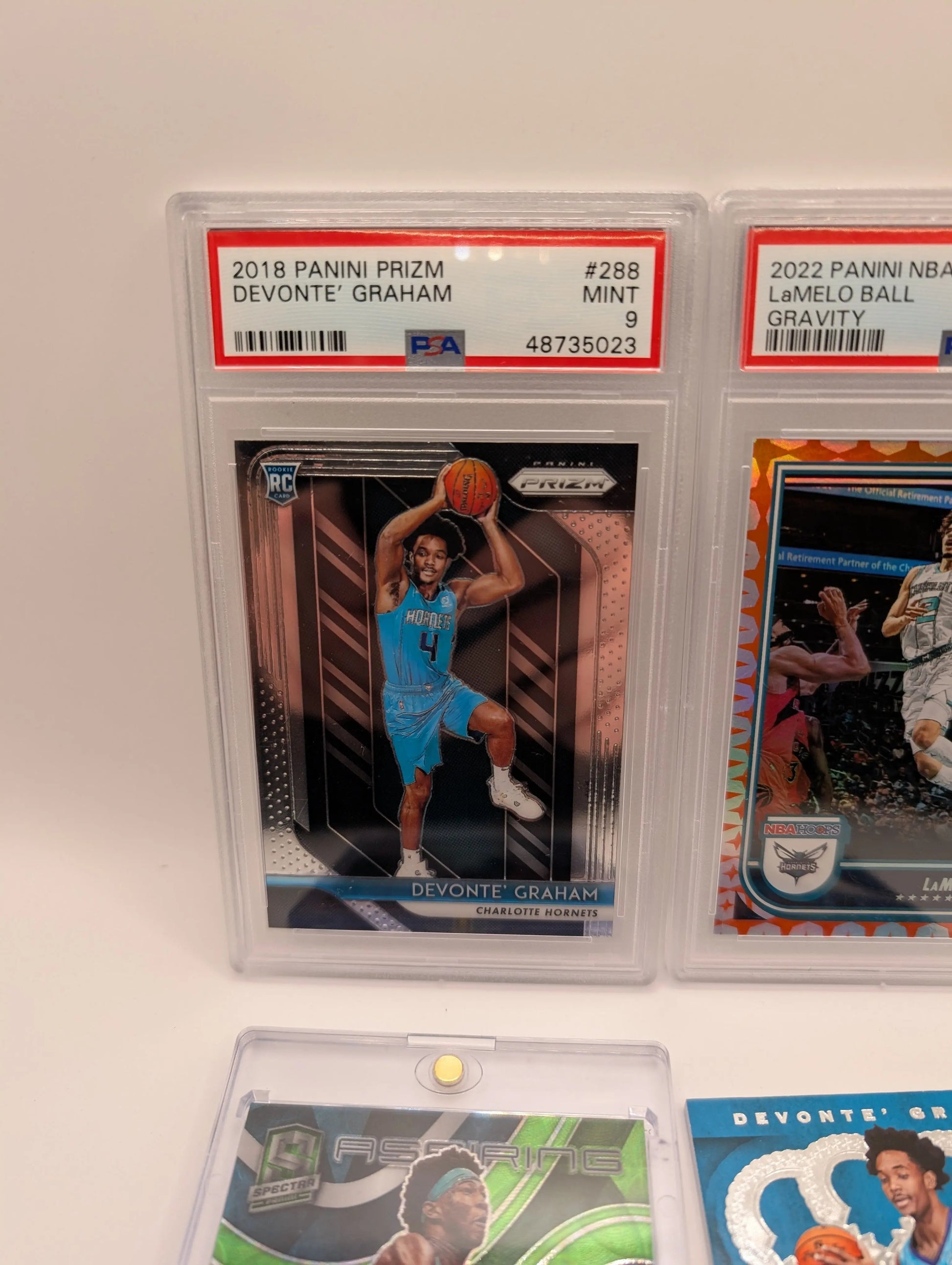 Charlotte Hornets NBA Basketball Card Lot, Rookies, Patch, Auto, Graded, Lamelo Ball #2 FRENLY BRICKS - Open 7 Days