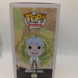 Funko Pop! Doofus Rick #140 Rick and Morty 2017 Animation Vaulted Collectible