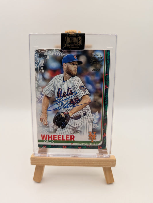 2023 Topps Archives Signature Series Zack Wheeler Auto /17 FRENLY BRICKS - Open 7 Days