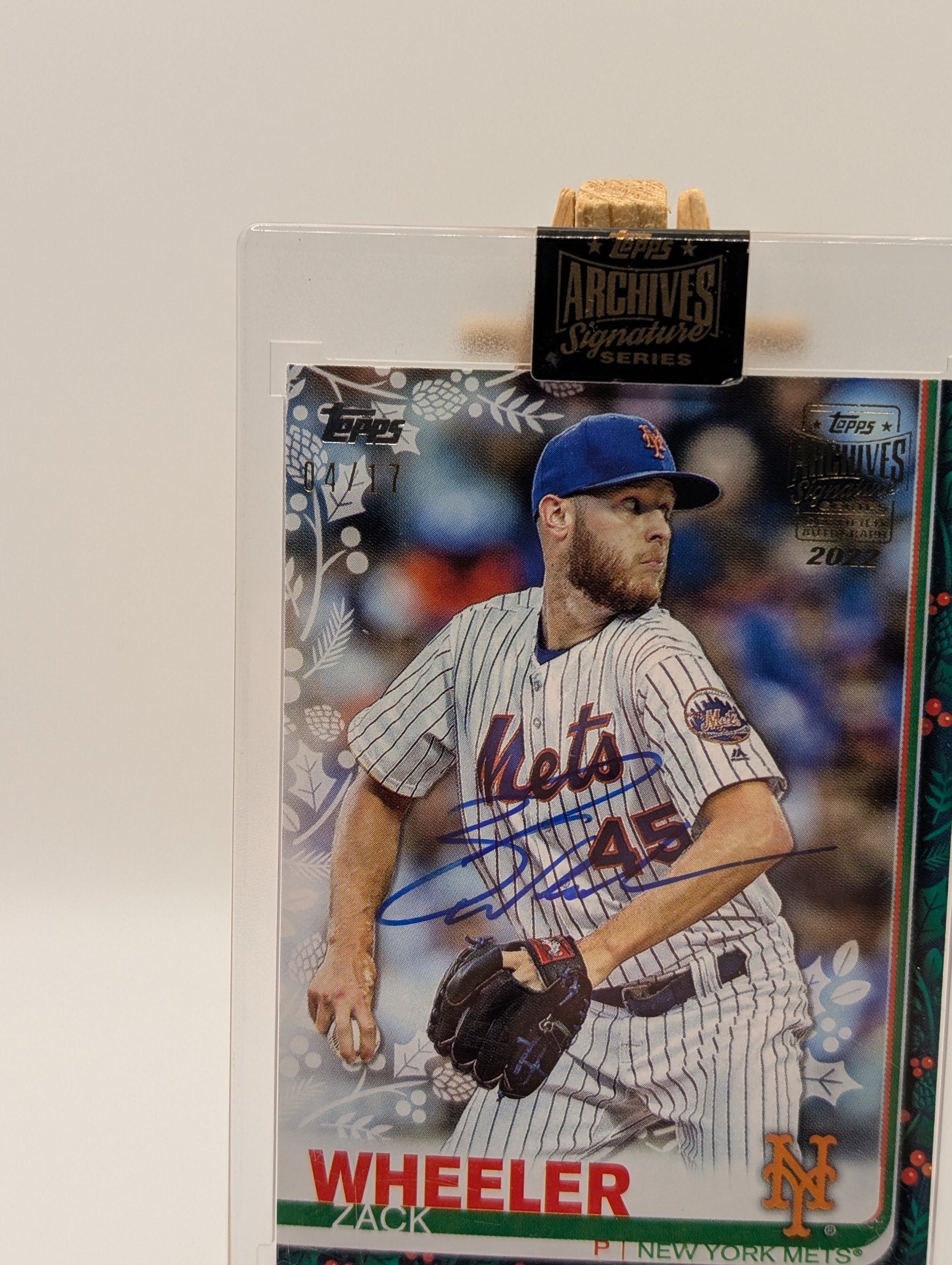 2023 Topps Archives Signature Series Zack Wheeler Auto /17 FRENLY BRICKS - Open 7 Days