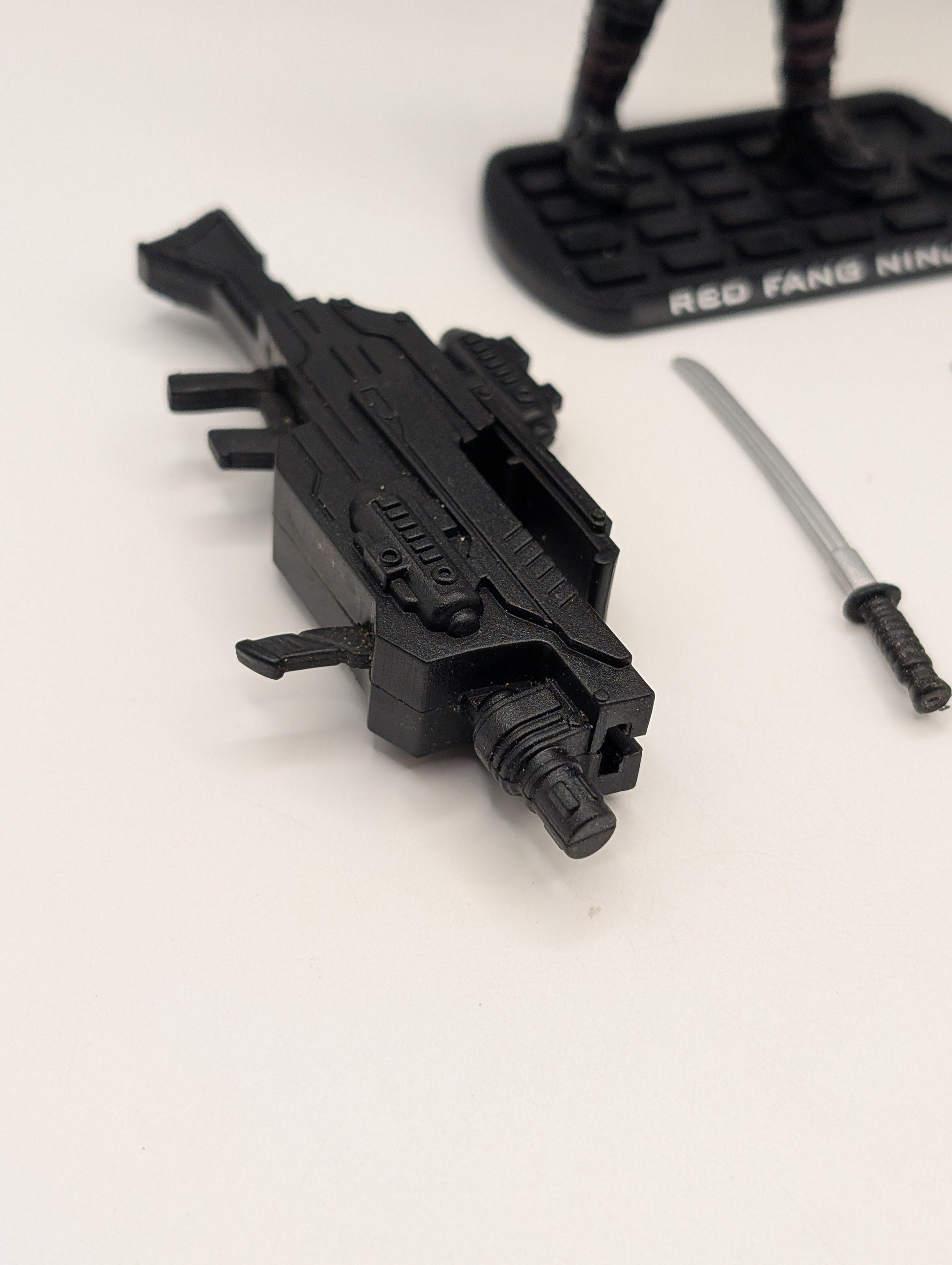 RED FANG NINJA v1 Figure 3.75" Rise of Cobra GI Joe 2009 Near Complete FRENLY BRICKS - Open 7 Days