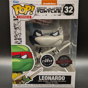Funko POP! Tv Teenage Mutant Ninja Turtles #32 Leonardo B+W Chase Limited Edition FRENLY BRICKS - Open 7 Days