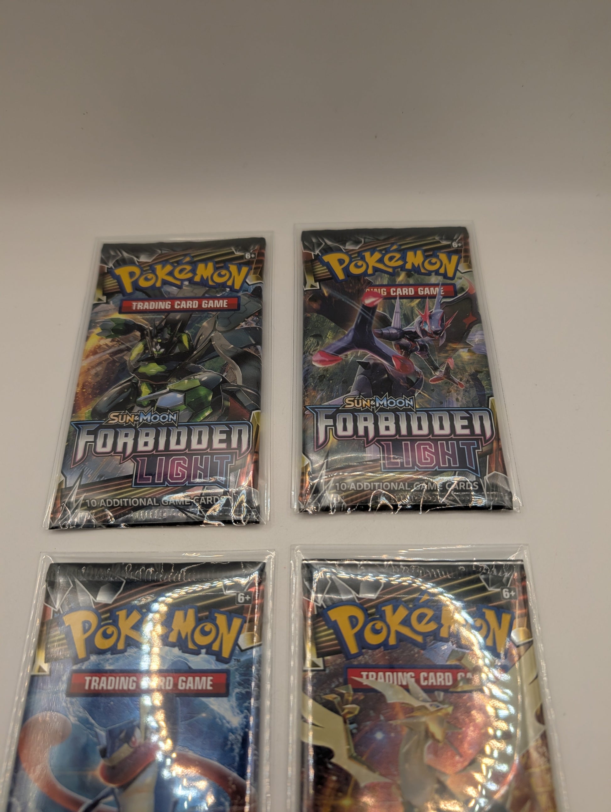 Pokemon Sun & Moon Forbidden Light Sealed Booster Pack - Art Set. 4 Packs FRENLY BRICKS - Open 7 Days