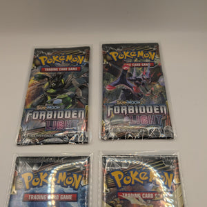 Pokemon Sun & Moon Forbidden Light Sealed Booster Pack - Art Set. 4 Packs FRENLY BRICKS - Open 7 Days