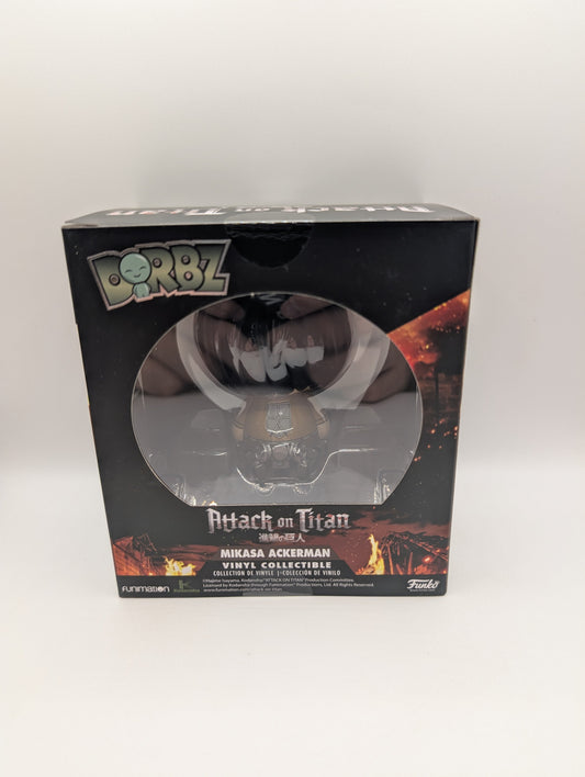 Funko DORBZ Vinyl Mini ATTACK ON TITAN #384 (AOT) MIKASA ACKERMAN /5000 FRENLY BRICKS - Open 7 Days