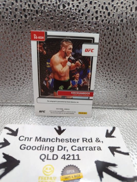 2023 Panini Donruss - UFC - Ken Shamrock Auto Signatures FRENLY BRICKS - Open 7 Days