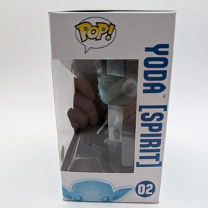 FUNKO POP STAR WARS 02 YODA (SPIRIT) VINYL BOBBLE-HEAD IN BOX GLOWS IN THE DARK FRENLY BRICKS - Open 7 Days