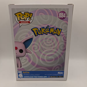 Funko POP Vinyl - Games - Pokemon - Espeon - #884 Flocked FRENLY BRICKS - Open 7 Days