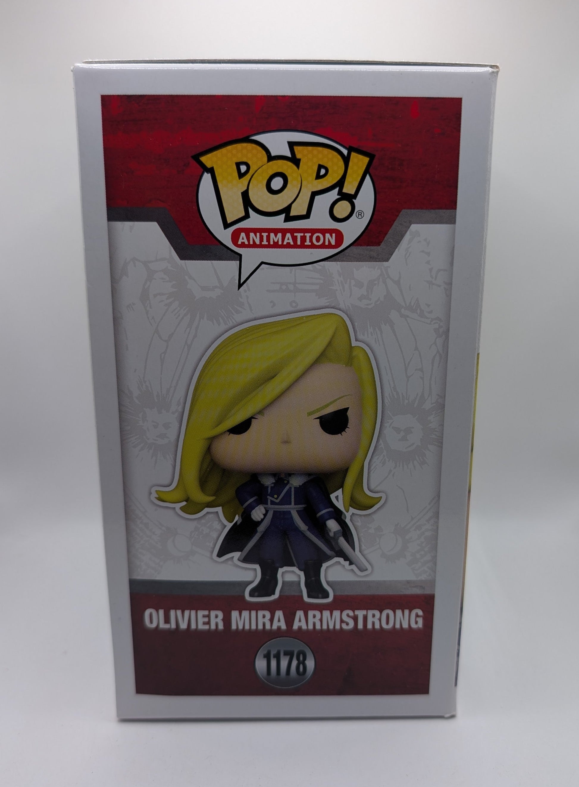 FullMetal Alchemist Brotherhood - Oliver Mira Armstrong #1178 - Funko Pop! Vinyl - New FRENLY BRICKS - Open 7 Days