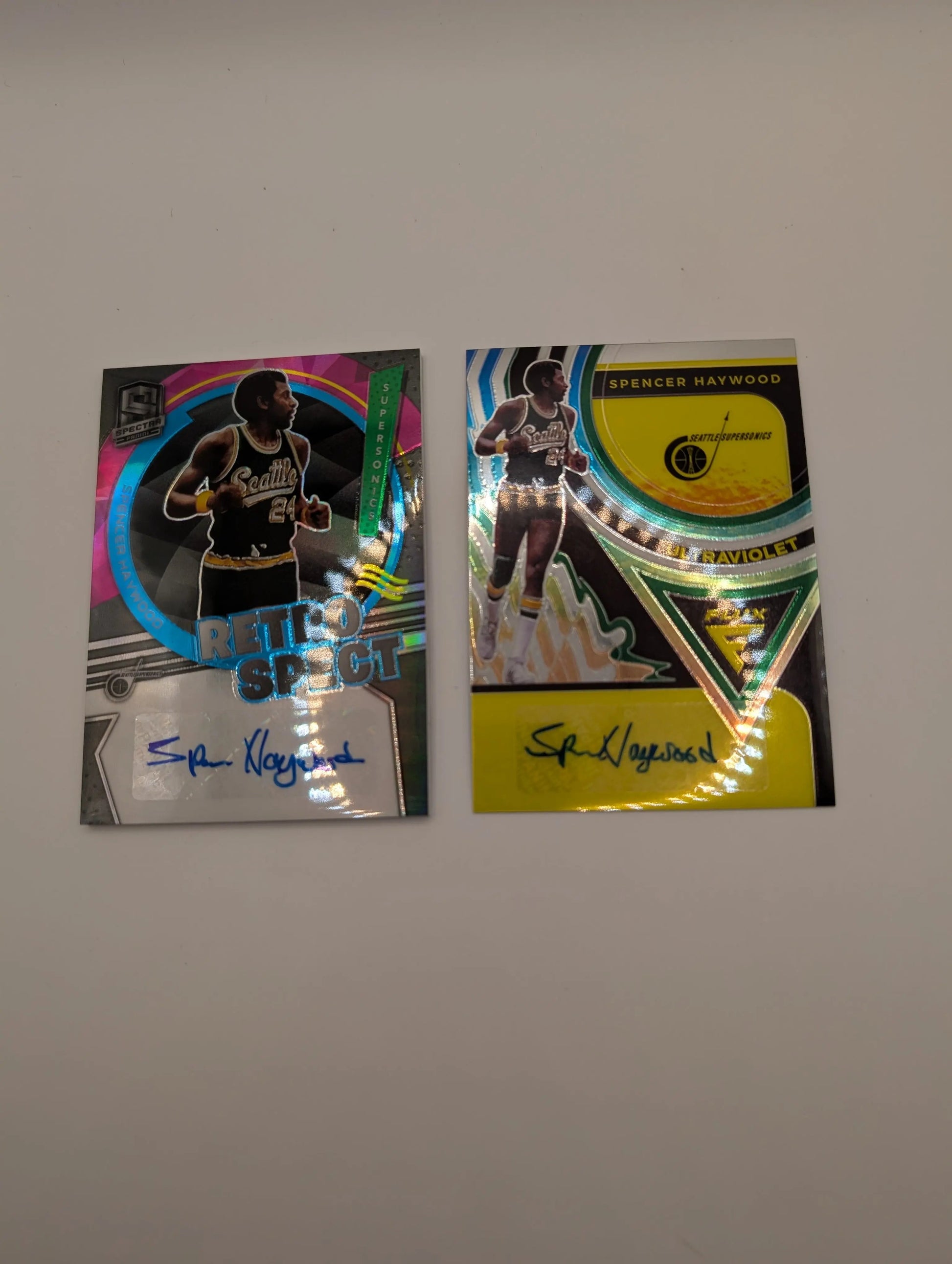 2021-22 Panini Spectra SPENCER HAYWOOD + Flux Auto Bundle Lot NBA Basketball FRENLY BRICKS - Open 7 Days