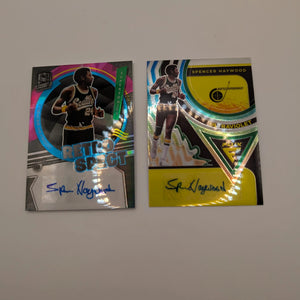 2021-22 Panini Spectra SPENCER HAYWOOD + Flux Auto Bundle Lot NBA Basketball FRENLY BRICKS - Open 7 Days