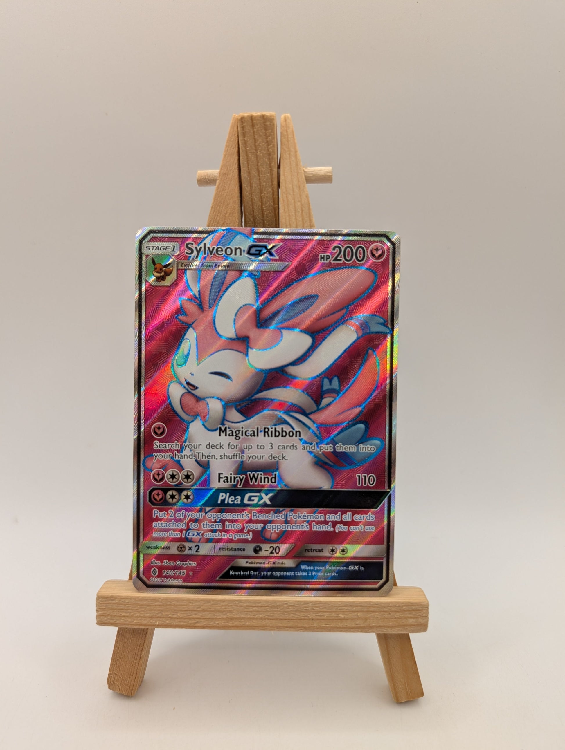 Pokemon TCG - Sylveon GX 140/145 Guardians Rising FRENLY BRICKS - Open 7 Days