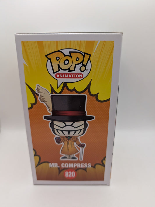 Funko Pop  # 820 Mr Compress  My Hero Academia   Limited Edition FRENLY BRICKS - Open 7 Days