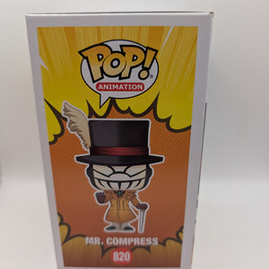 Funko Pop  # 820 Mr Compress  My Hero Academia   Limited Edition FRENLY BRICKS - Open 7 Days