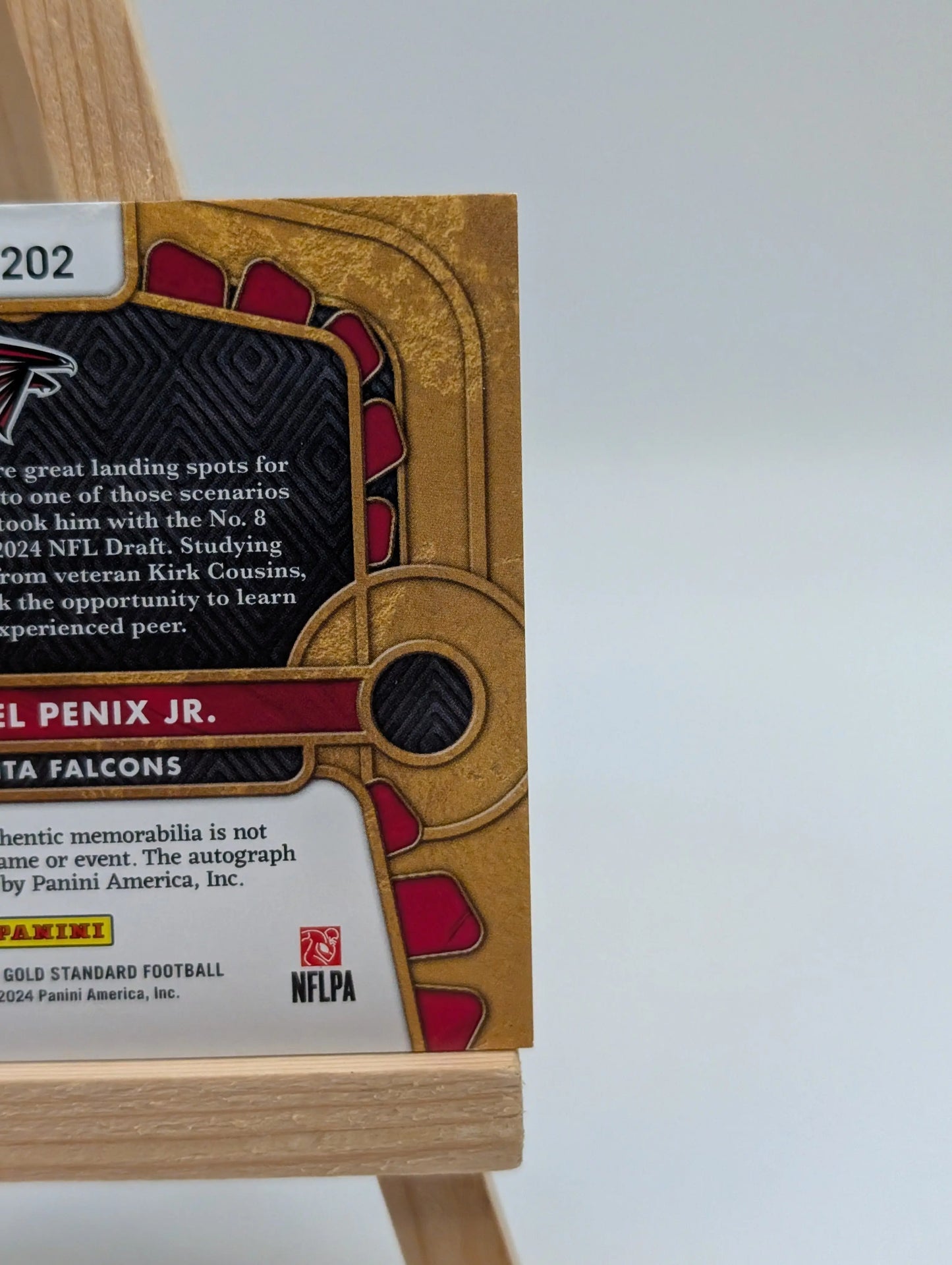 24 Panini Rookie Patch Auto RPA Michael Penix Jr. /49 Panini Gold Standard FRENLY BRICKS - Open 7 Days