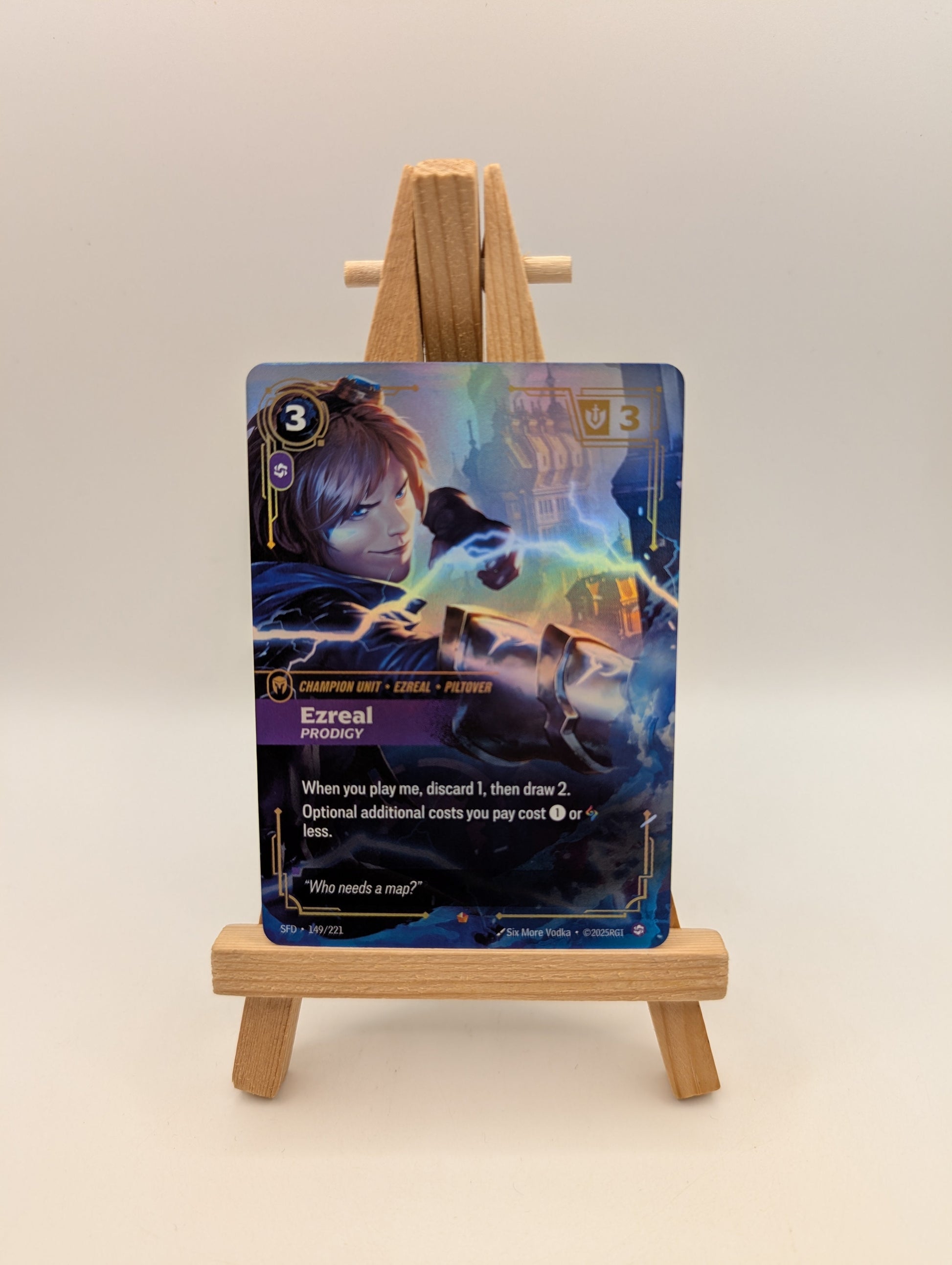 League of Legends - Ezreal 149/221 Riftbound Spiritforged | Ezreal Prodigy FRENLY BRICKS - Open 7 Days