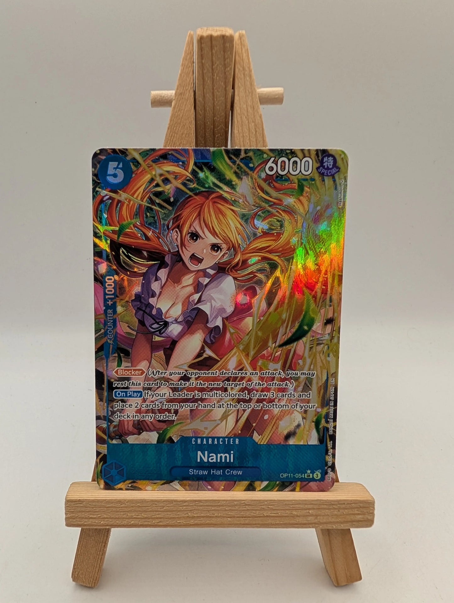 Nami OP11-054 Alt Art A Fist of Divine Speed One Piece Card Game English FRENLY BRICKS - Open 7 Days