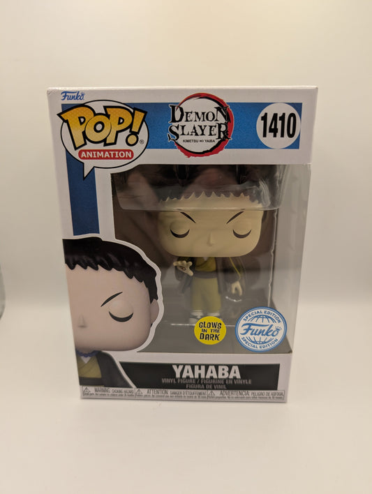 YAHABA glow GITD 1410 Demon Slayer Funko Pop Vinyl FRENLY BRICKS - Open 7 Days