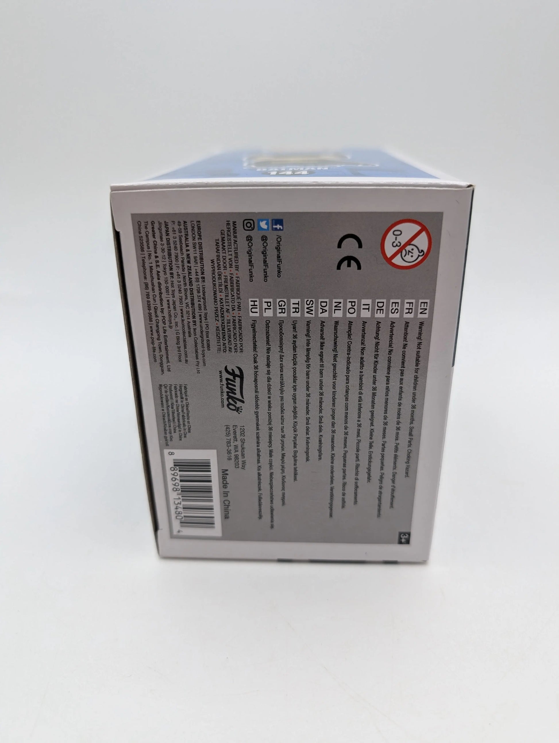 Funko POP! DC Comics Vinyl Figure - BATMAN (Black Chrome) #144 (Exclusive) FRENLY BRICKS - Open 7 Days