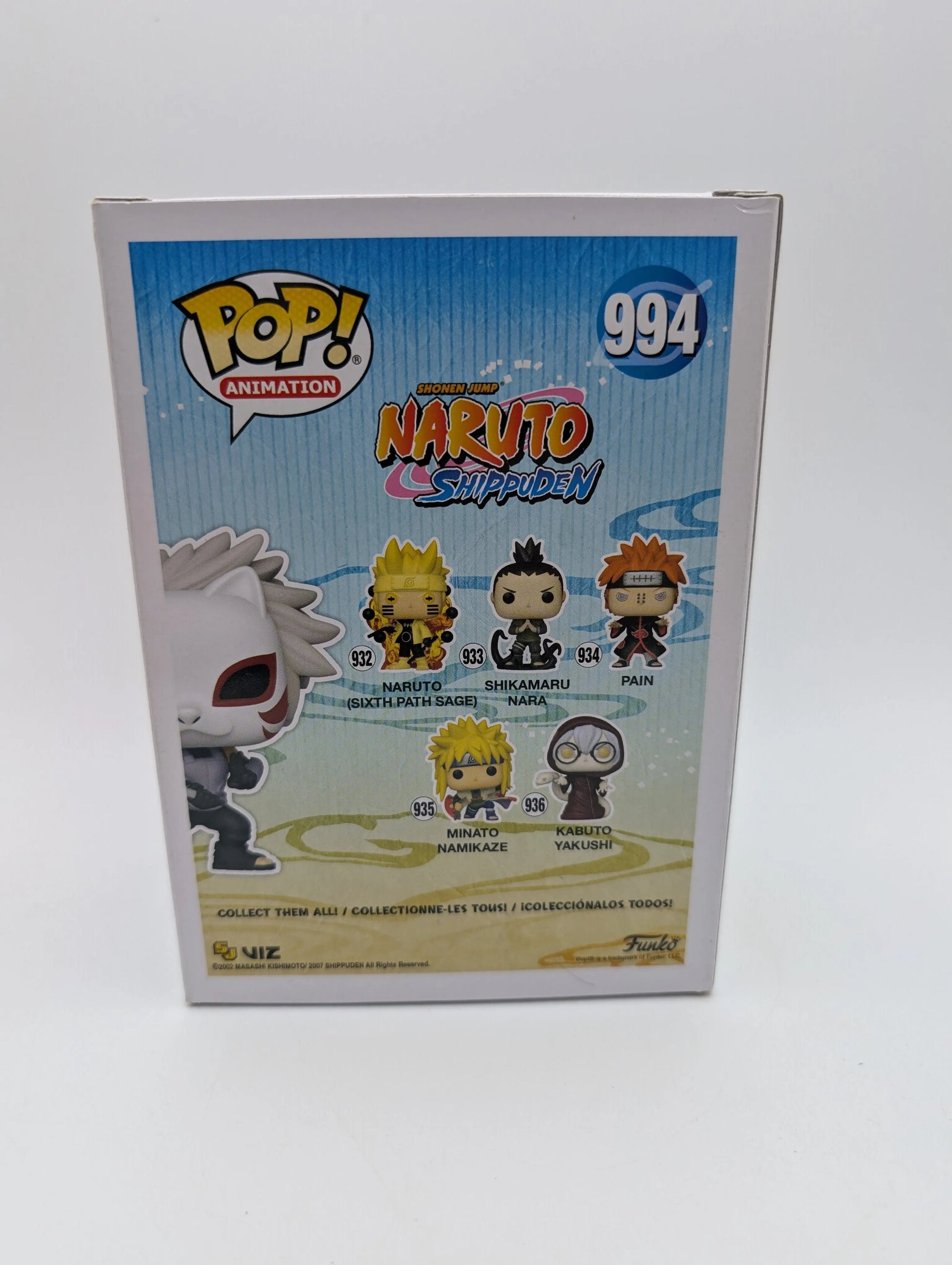 Funko Pop! Anime Naruto Shippuden Kakashi Anbu Chase Edition #994 FRENLY BRICKS - Open 7 Days