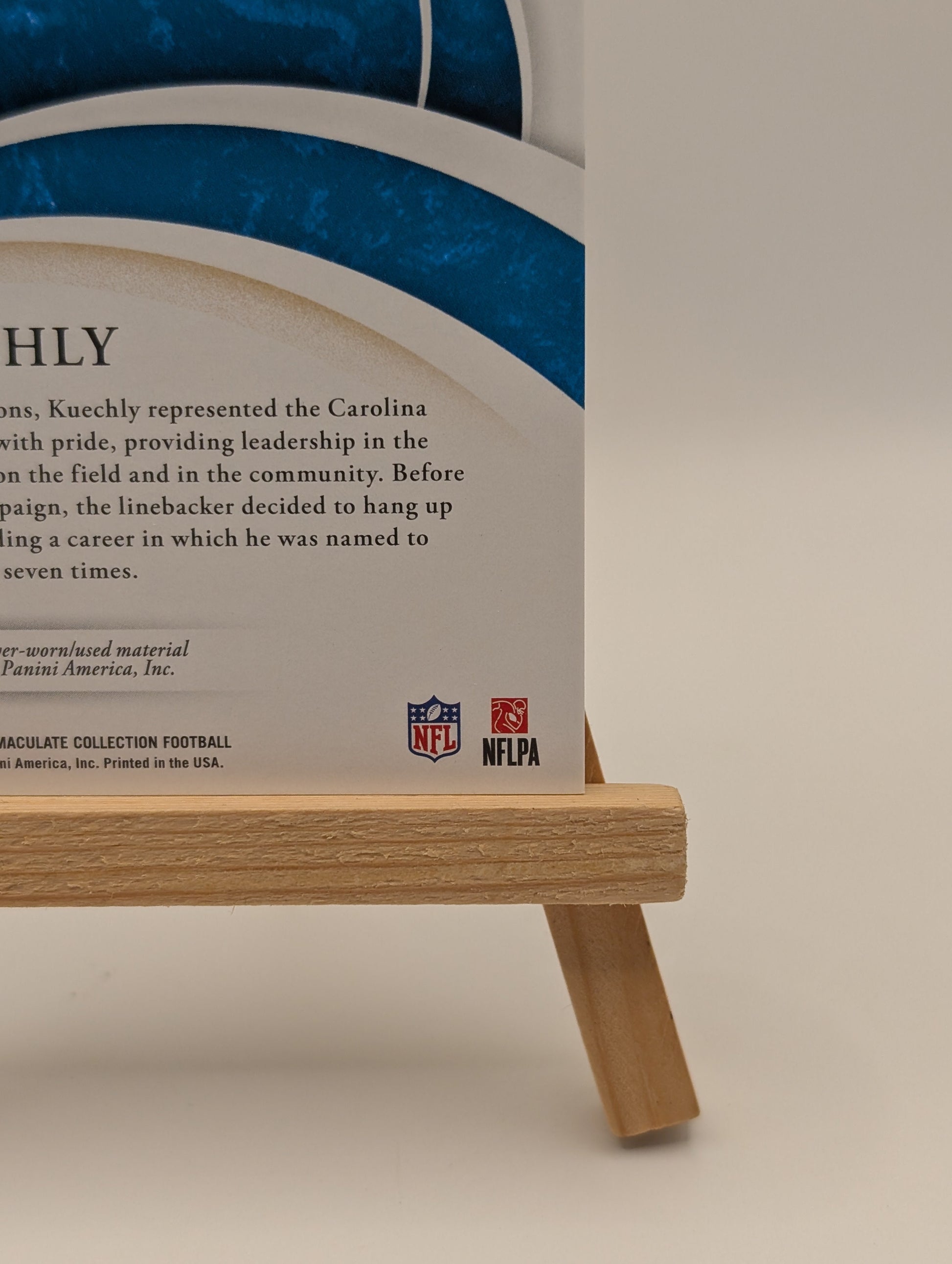 2020 Immaculate LUKE KUECHLY The Standard Jumbo Patch /25 SSP Panthers FRENLY BRICKS - Open 7 Days