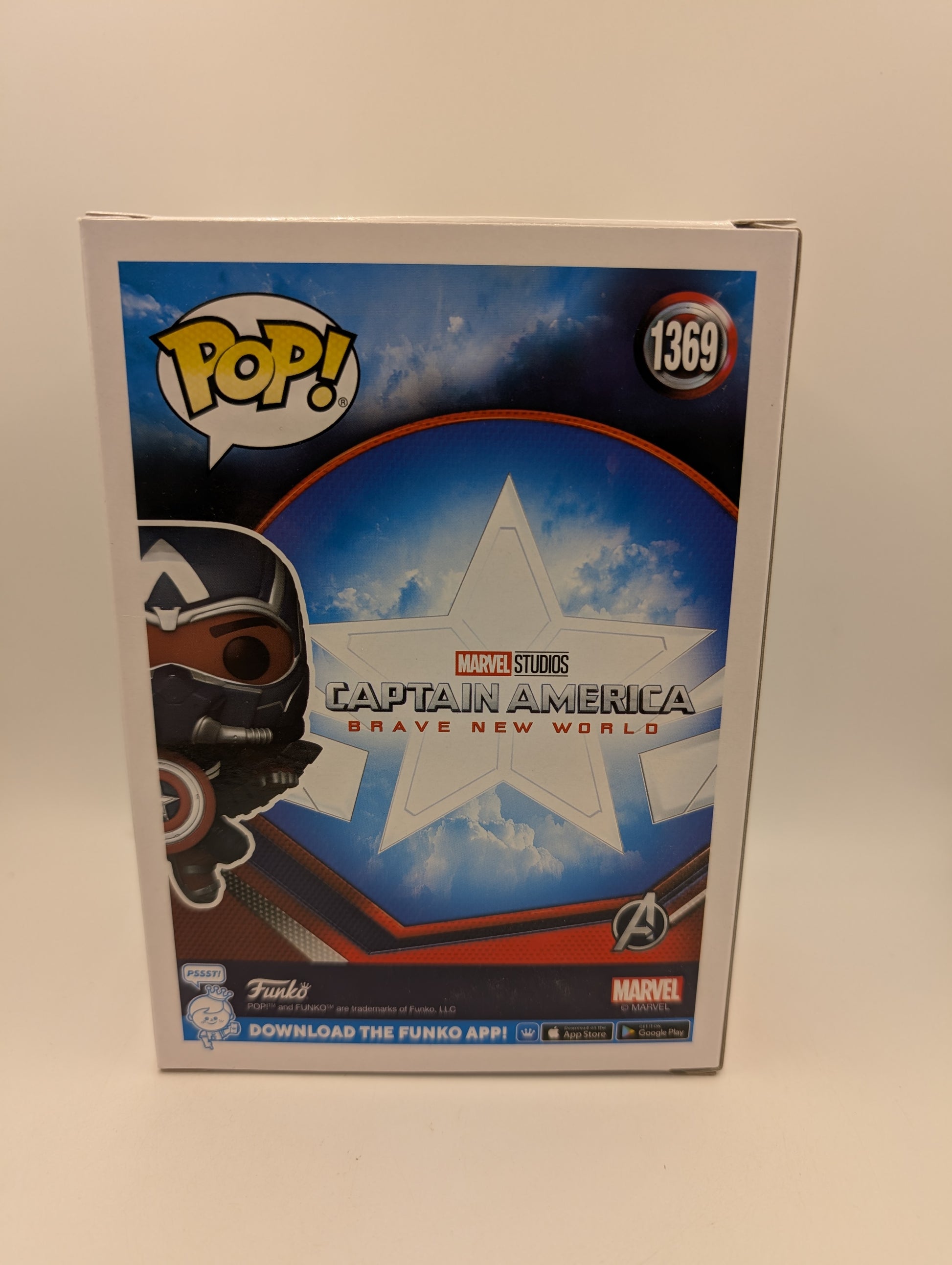 Funko Pop! Captain America Brave New World #1369 MCC Marvel Collector Corps