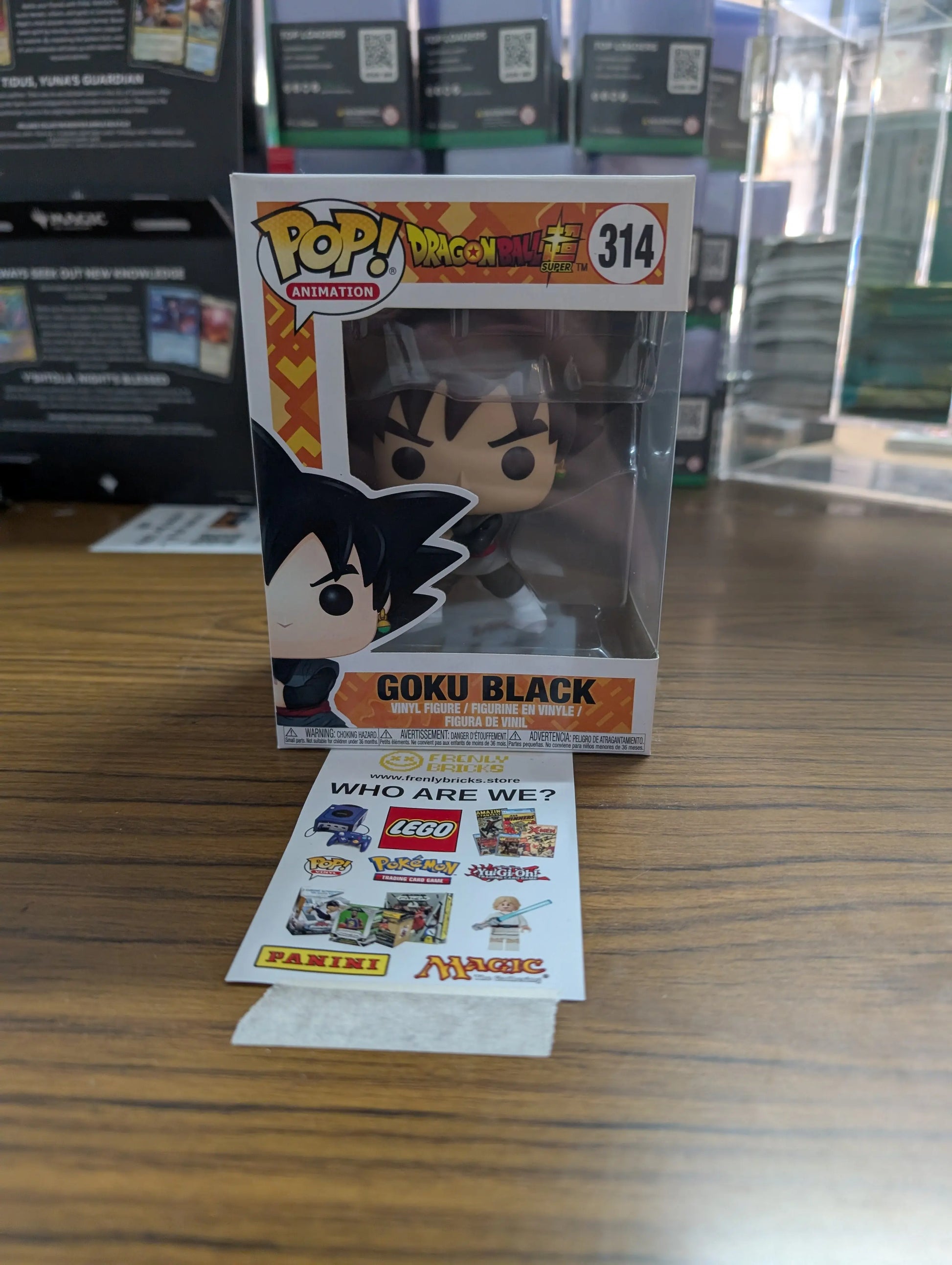 FUNKO Pop Vinyl Goku Black #314 FRENLY BRICKS - Open 7 Days