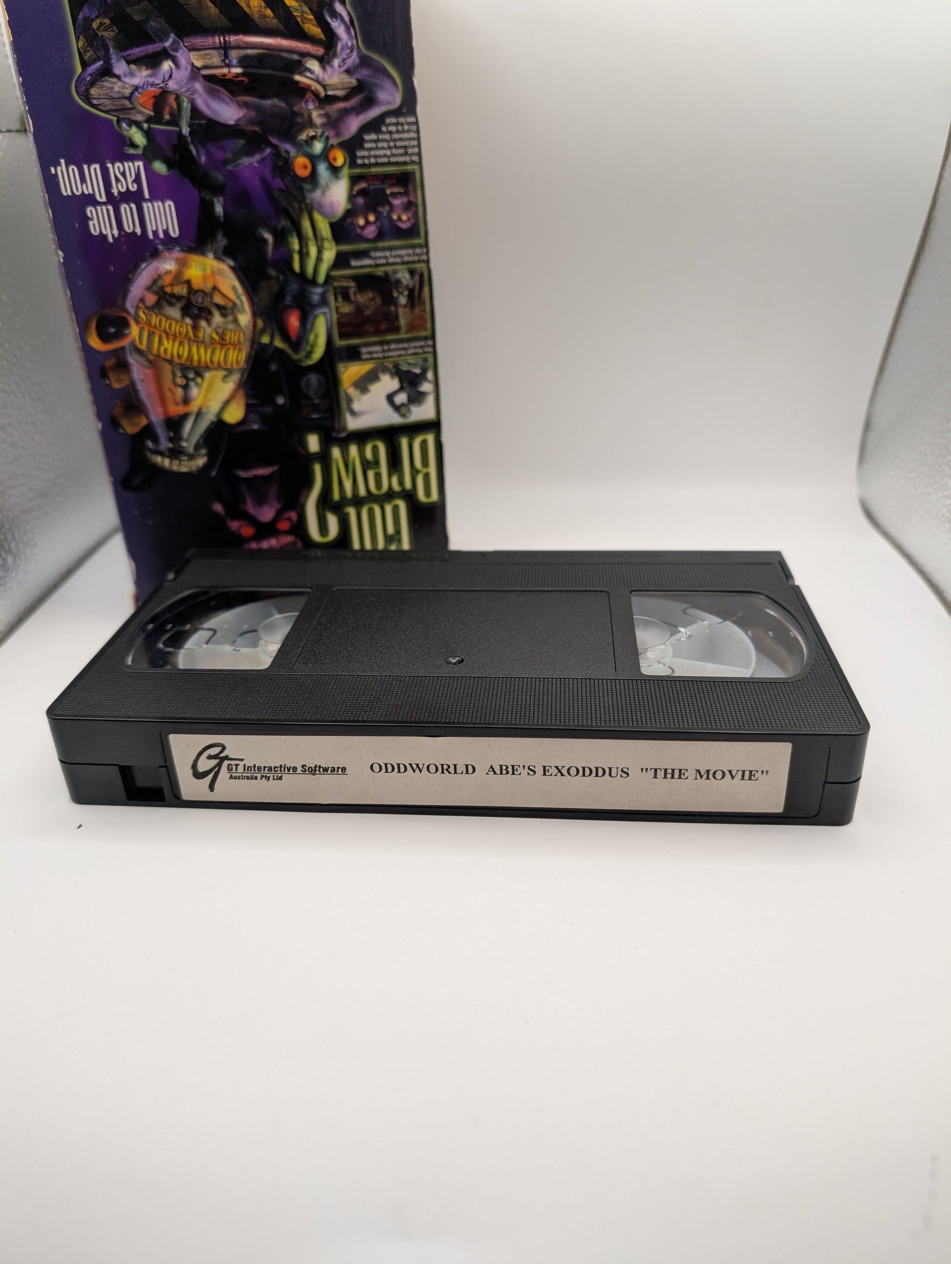 ODDWORLD ABE'S EXODUS The Movie VHS FRENLY BRICKS - Open 7 Days