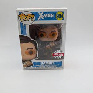 Gambit with Cat 904 ~ Marvel: X-Men ~ Funko Pop Vinyl ~ Special Edition FRENLY BRICKS - Open 7 Days