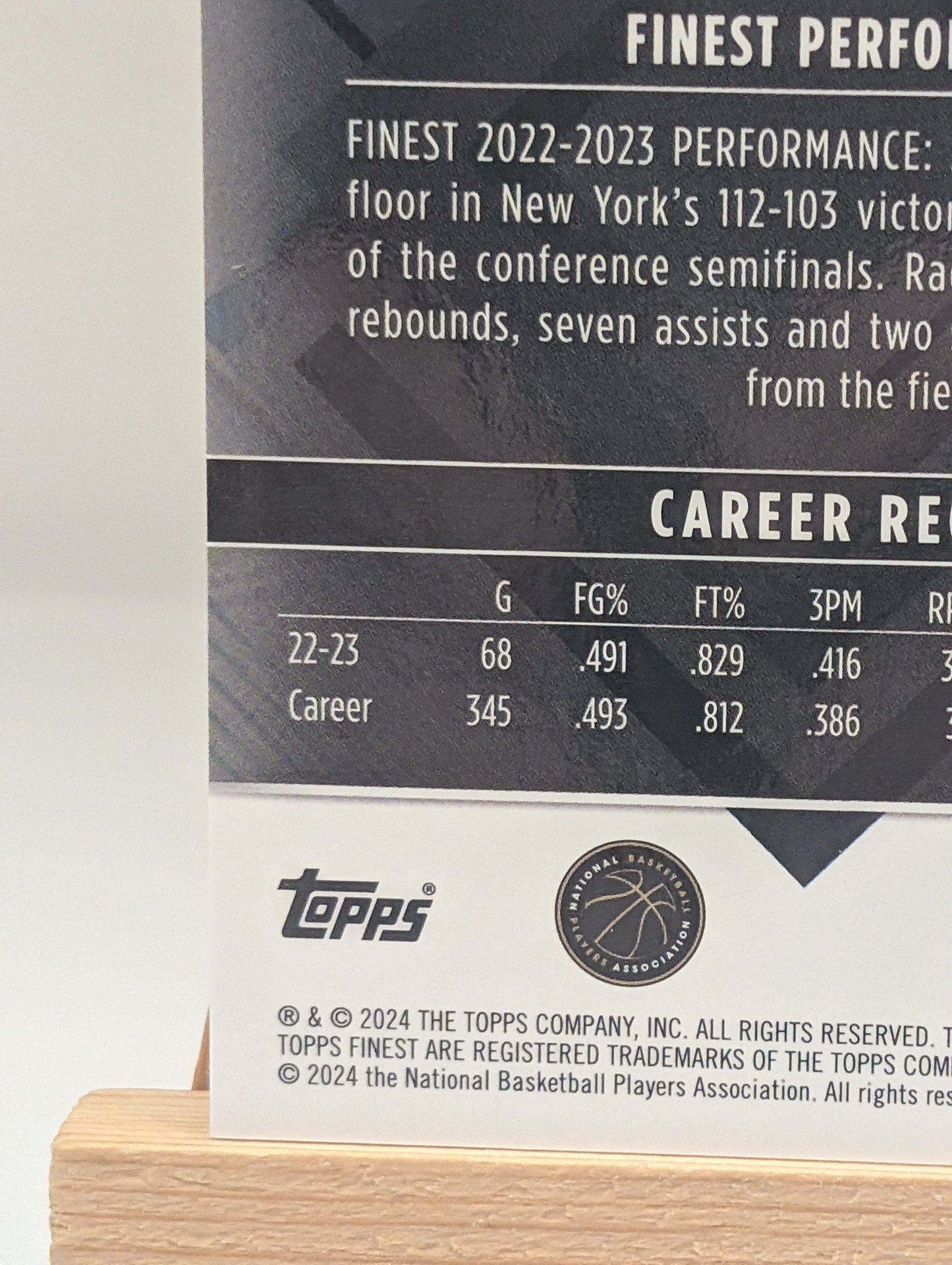 2023-24 Topps Finest - Rare Jalen Brunson #233 /3 FRENLY BRICKS - Open 7 Days