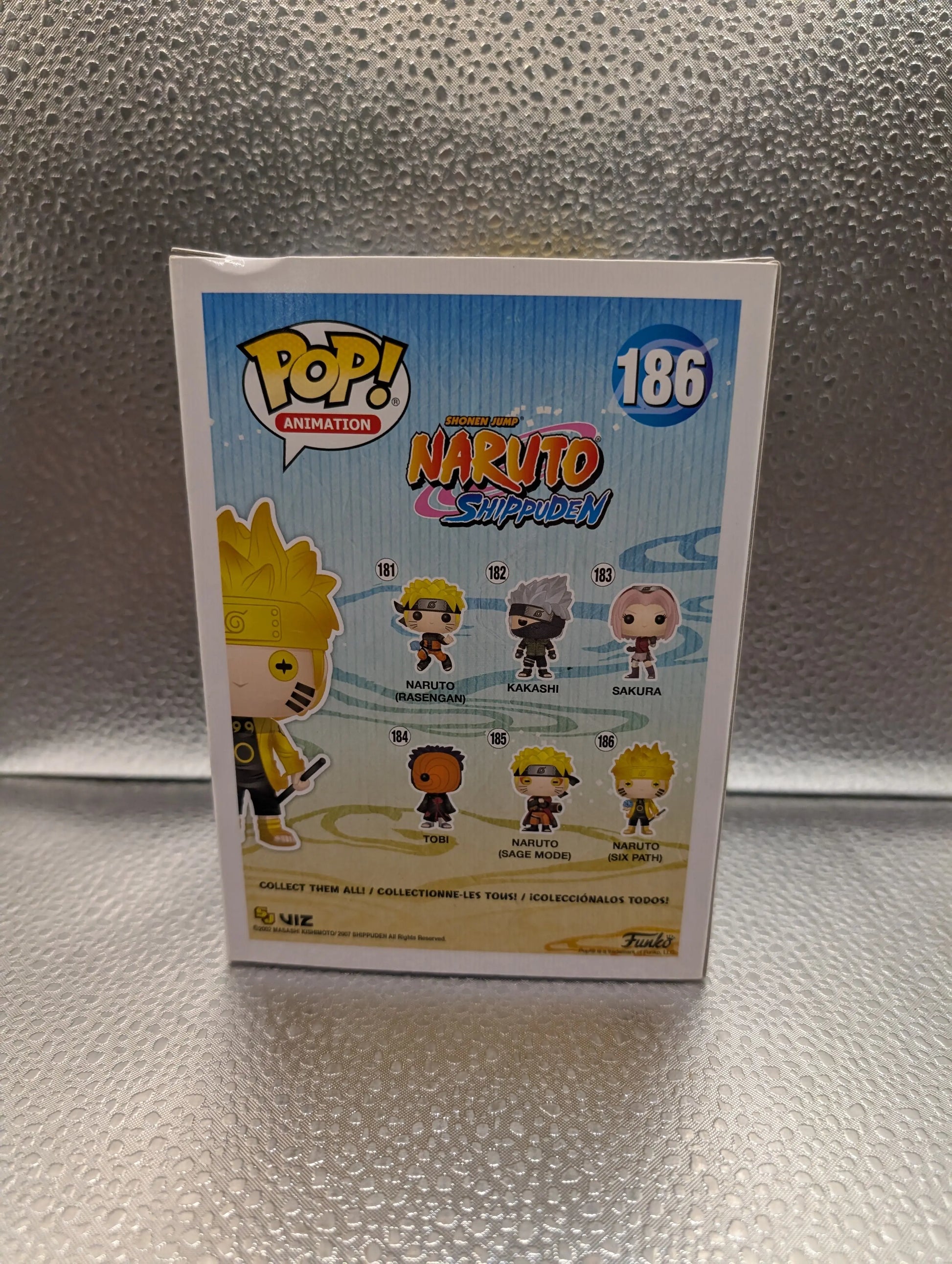 POP! ANIMATION NARUTO SHIPPUDEN NARUTO SIX PATH YELLOW GLOW #186 FRENLY BRICKS - Open 7 Days