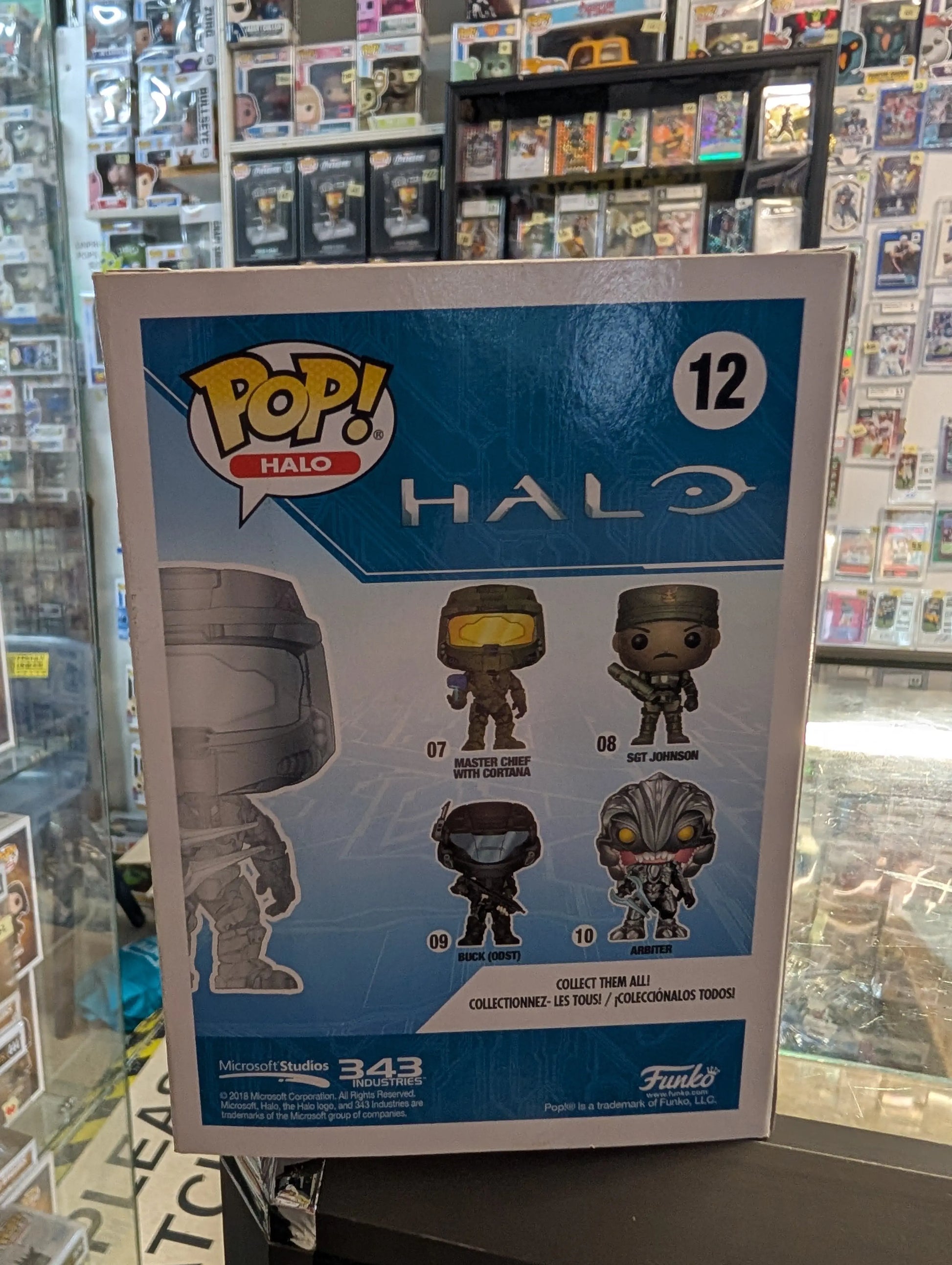 Funko Pop! Halo #12 Master Chief with Active Camo E3 2018 Limited Edition FRENLY BRICKS - Open 7 Days
