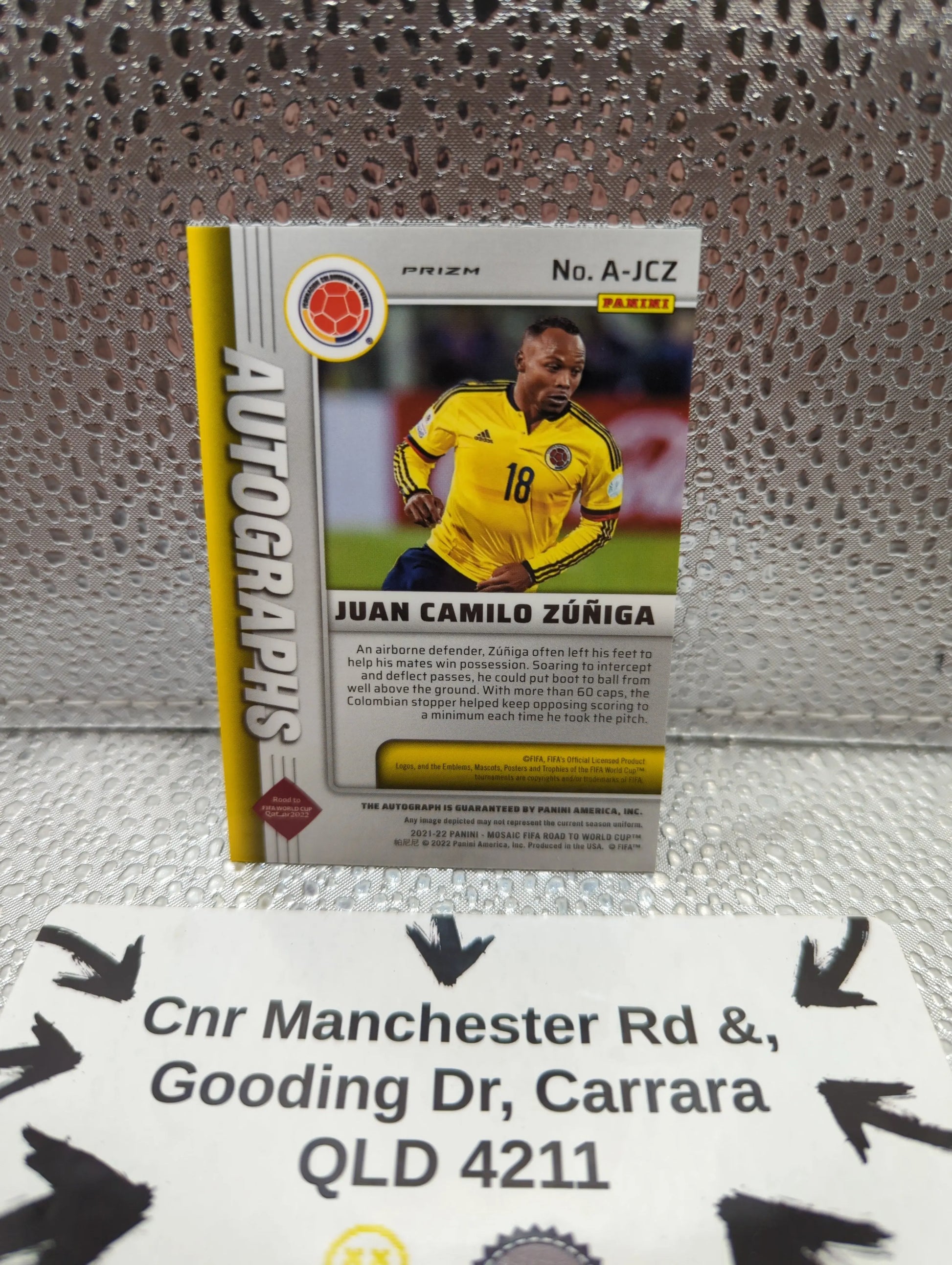 2021-22 Panini Mosaic - Autographs - Juan Camilo Zuniga FRENLY BRICKS - Open 7 Days