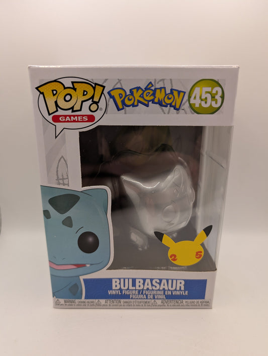 Funko POP! Games Pokémon- Bulbasaur #453 - 25th Anniversary Ed FRENLY BRICKS - Open 7 Days