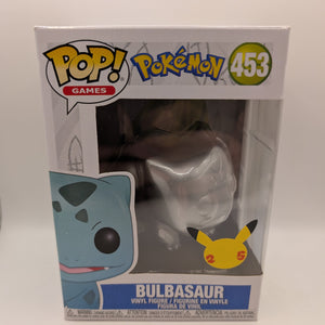 Funko POP! Games Pokémon- Bulbasaur #453 - 25th Anniversary Ed FRENLY BRICKS - Open 7 Days