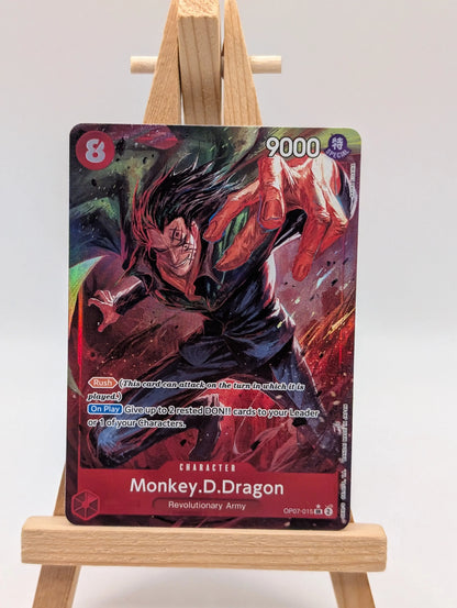 2024 One Piece Monkey D Dragon OP07 SR Alt Art English OP07-015 NM/M FRENLY BRICKS - Open 7 Days