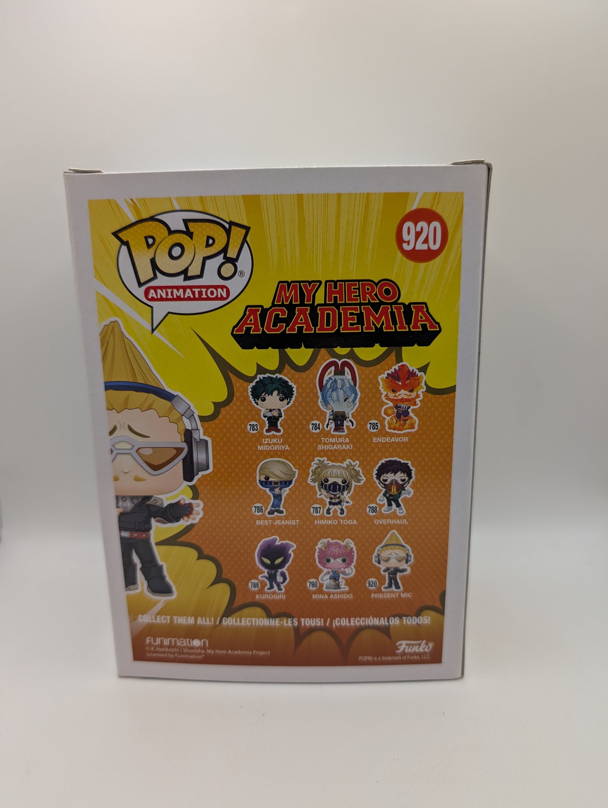 Animation Funko Pop - Present Mic - My Hero Academia - No. 920 FRENLY BRICKS - Open 7 Days