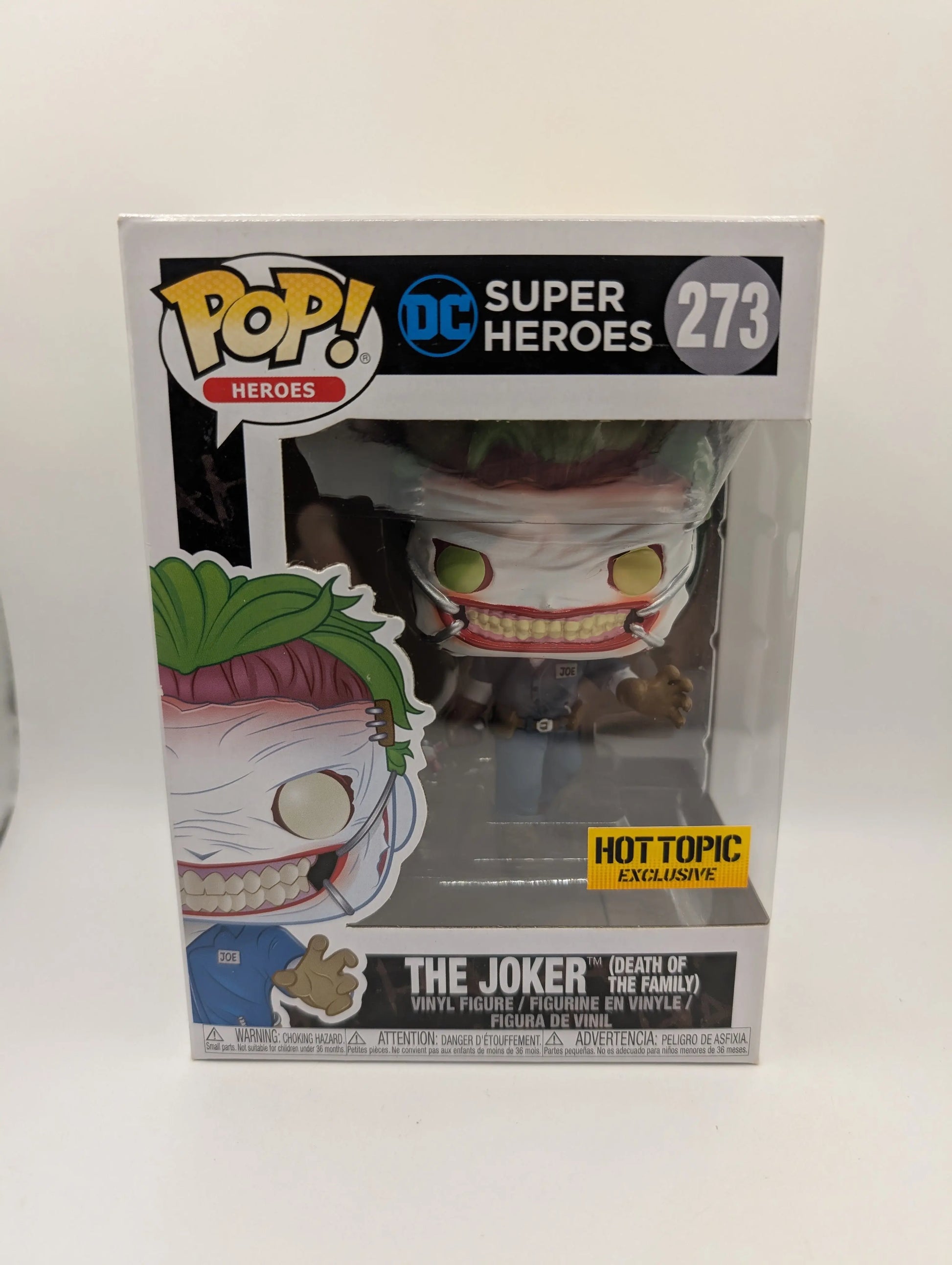 Funko Pop Heroes The Joker  DC Super Heroes Hot Topic exclusive # 273 FRENLY BRICKS - Open 7 Days