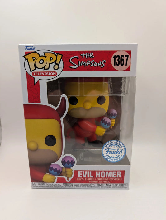 The Simpsons - Evil Homer - Funko Pop! Vinyl #1367 FRENLY BRICKS - Open 7 Days